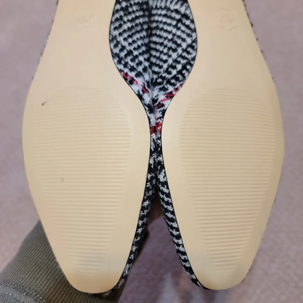 Talbots New Tweed Flats‎ Womens Size 6.5 Point Toe Business Casual Career